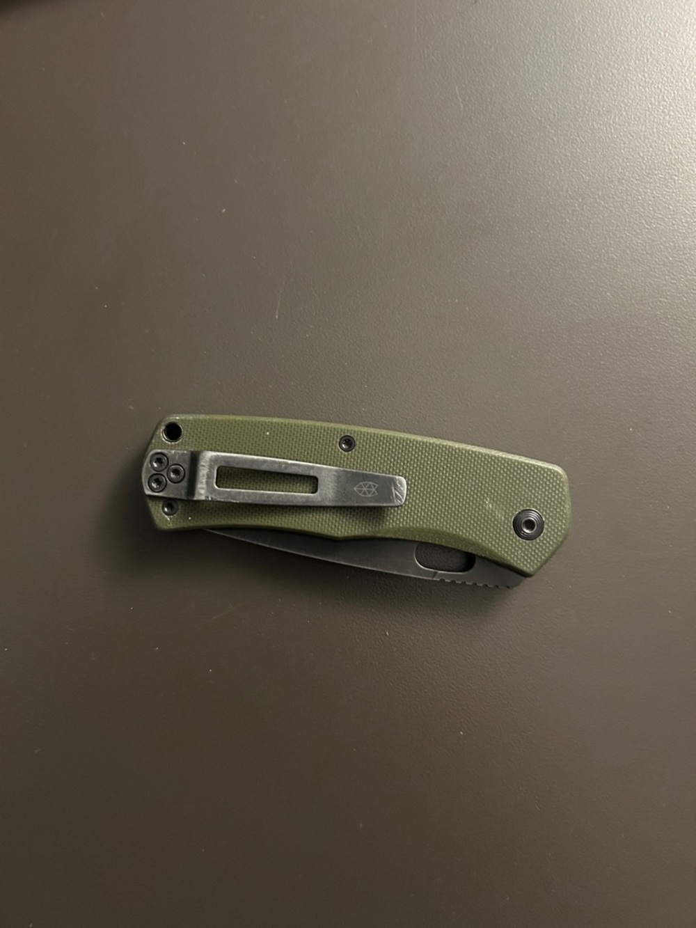 Everyday Carry Folding Knife - Olive Green